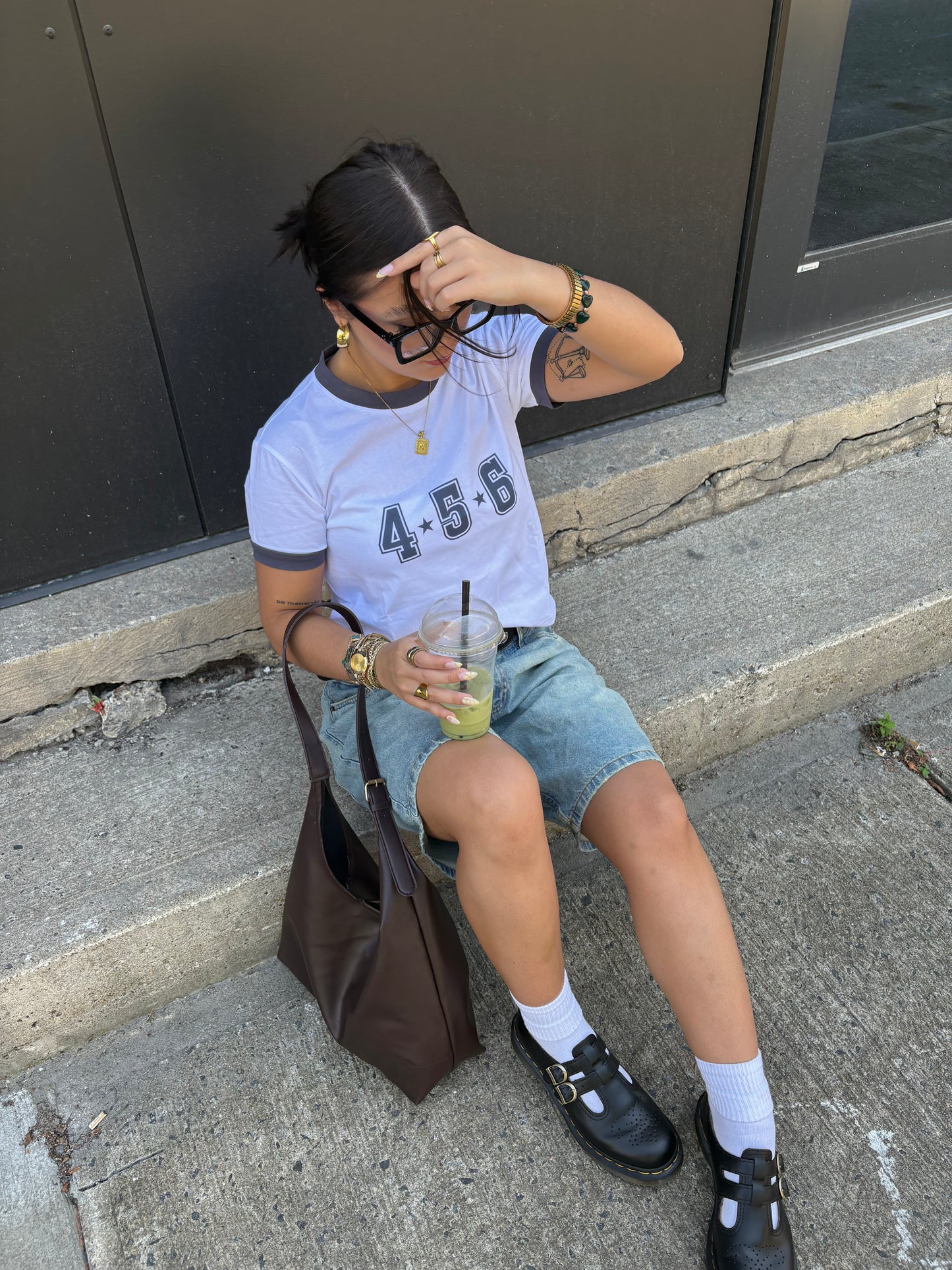 456 Star Design Baby Tee