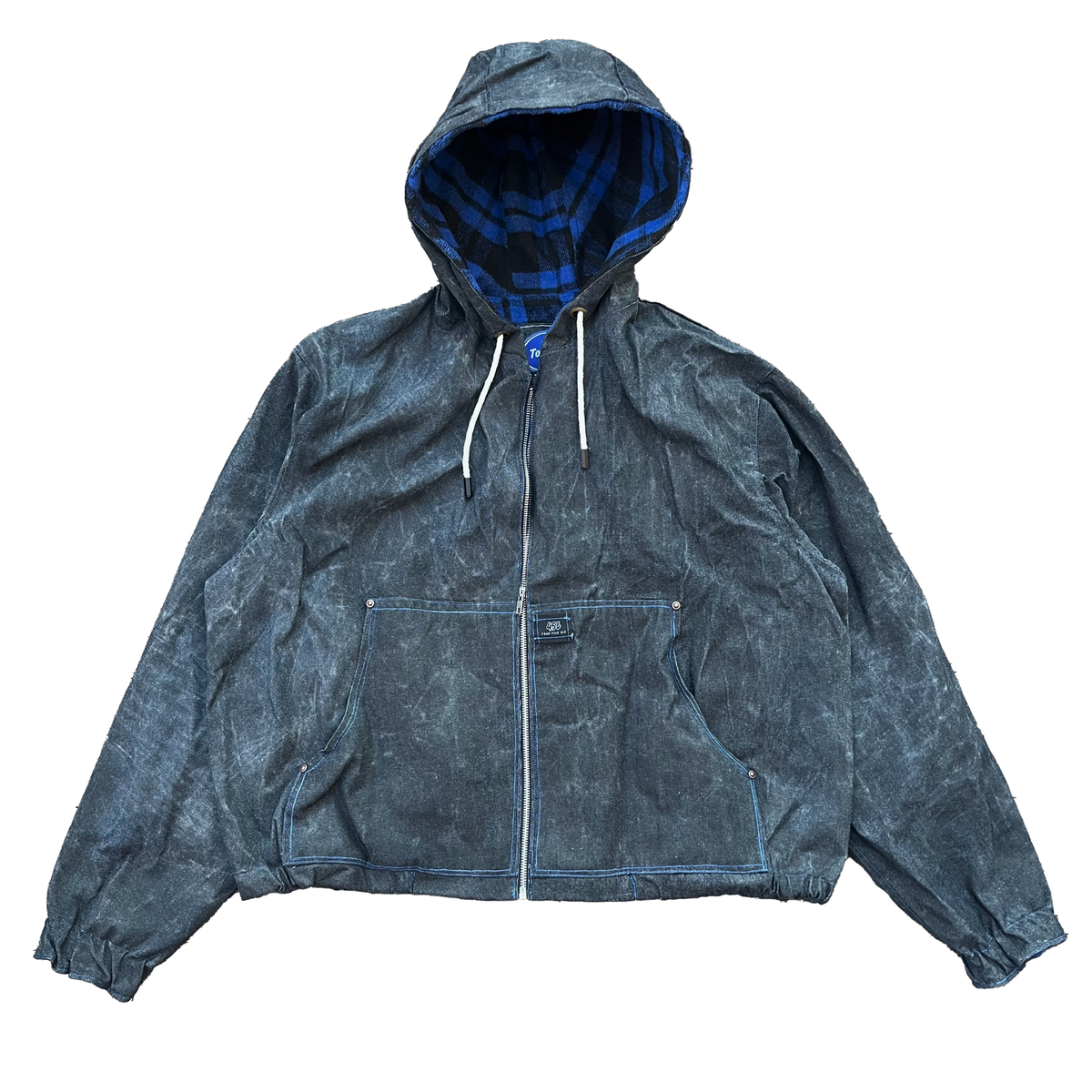 Denim Jacket - Le Tous Les Jours - Plaid
