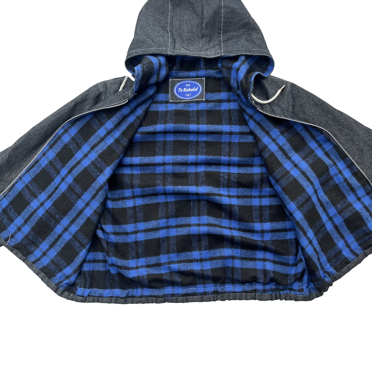 Denim Jacket - Le Tous Les Jours Plaid