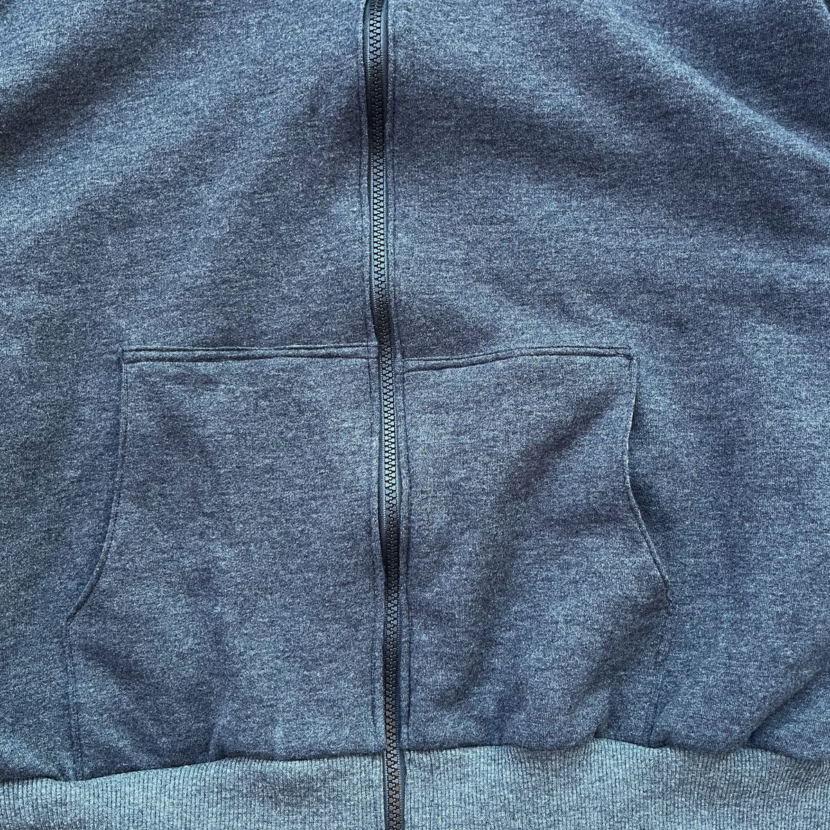 Zip-Up Hoodie - Plaid Design (S/M)