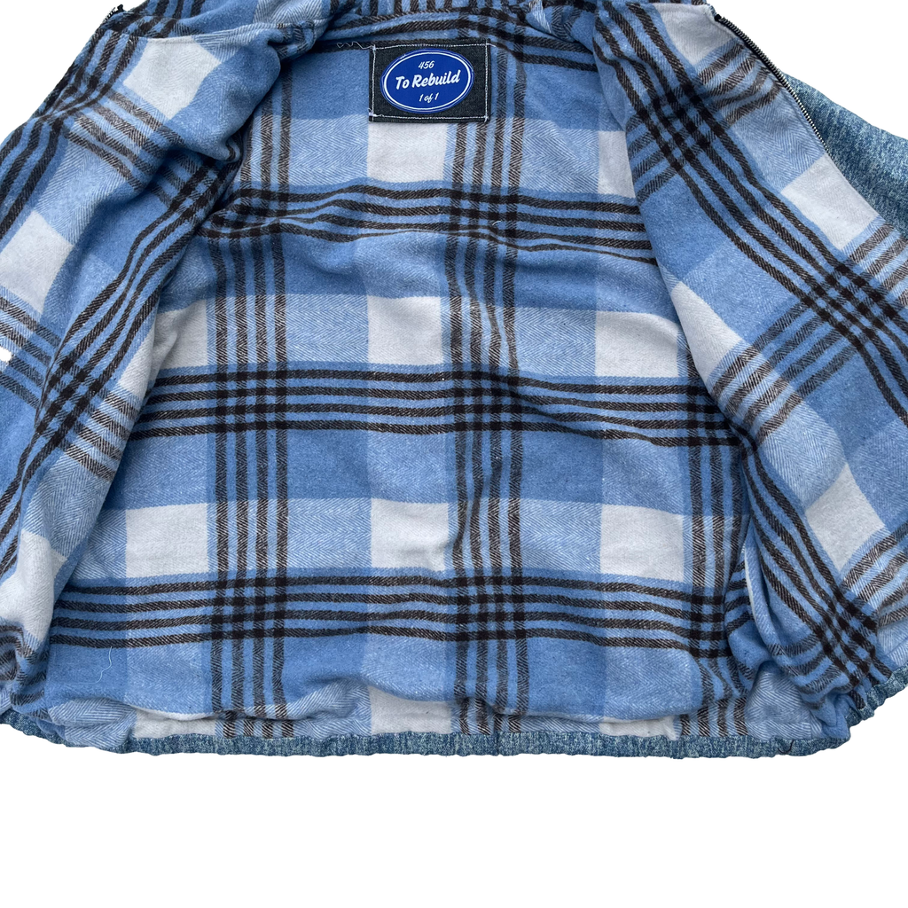 Denim Jacket - Le Tous Les Jours - Plaid