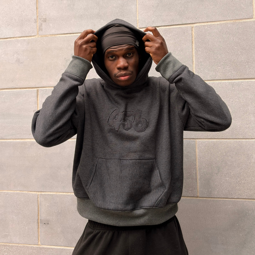 456 Hoodie - Distressed Logo